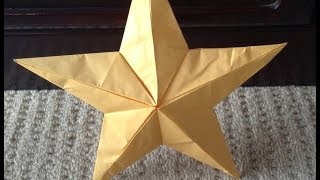 折り紙 クリスマス飾り星 折り方 作り方 立体 How To Make An Star Origami Youtube 折り紙 クリスマス飾り星 折り方 作り方 立体 How To Make An Star Origami Youtube