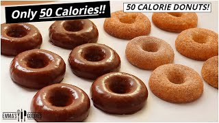 ONLY 50 Calories DONUTS!! 😱 Yes it's possible and they're AMAZING! Low Calorie Donut Recipe!🍩