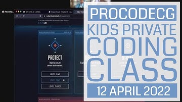 ProCodeCG Kids Private Coding Class - Arya - 12 April 2022