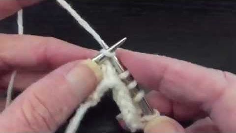 How to Knit Wrap & Turn Short Rows with Concealed Wraps