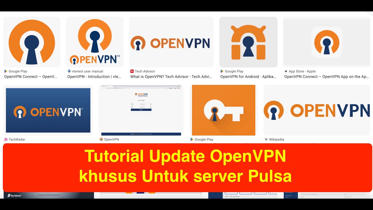 TUTORIAL UPDATE OpenVPN KHUSUS UNTUK SERVER PULSA - YouTube