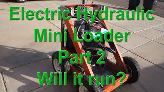 DIY Hydraulic Mini Skid Steer Loader powered by Lithium Ion (Part 2 the drive train)