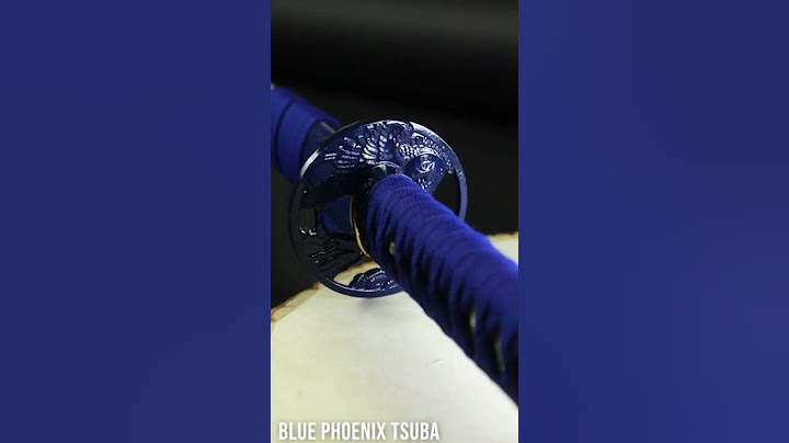 Samurai Sword - Musha “Blue Phoenix” Katana #samuraisword #musashi #samurai #swordsmen