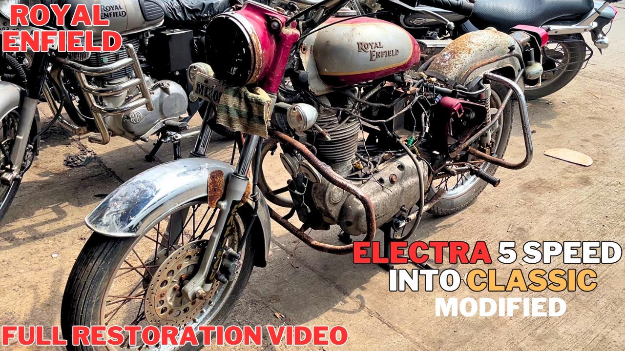 Royal Enfield Electra 5-Speed to Classic: Full Restoration & Repaint Journey"
