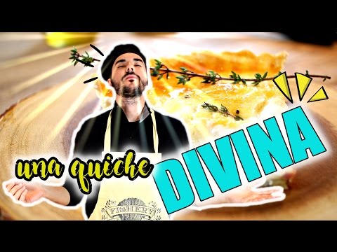 RECETA DE QUICHE CON QUESO DE CABRA, PANCETA Y MIEL