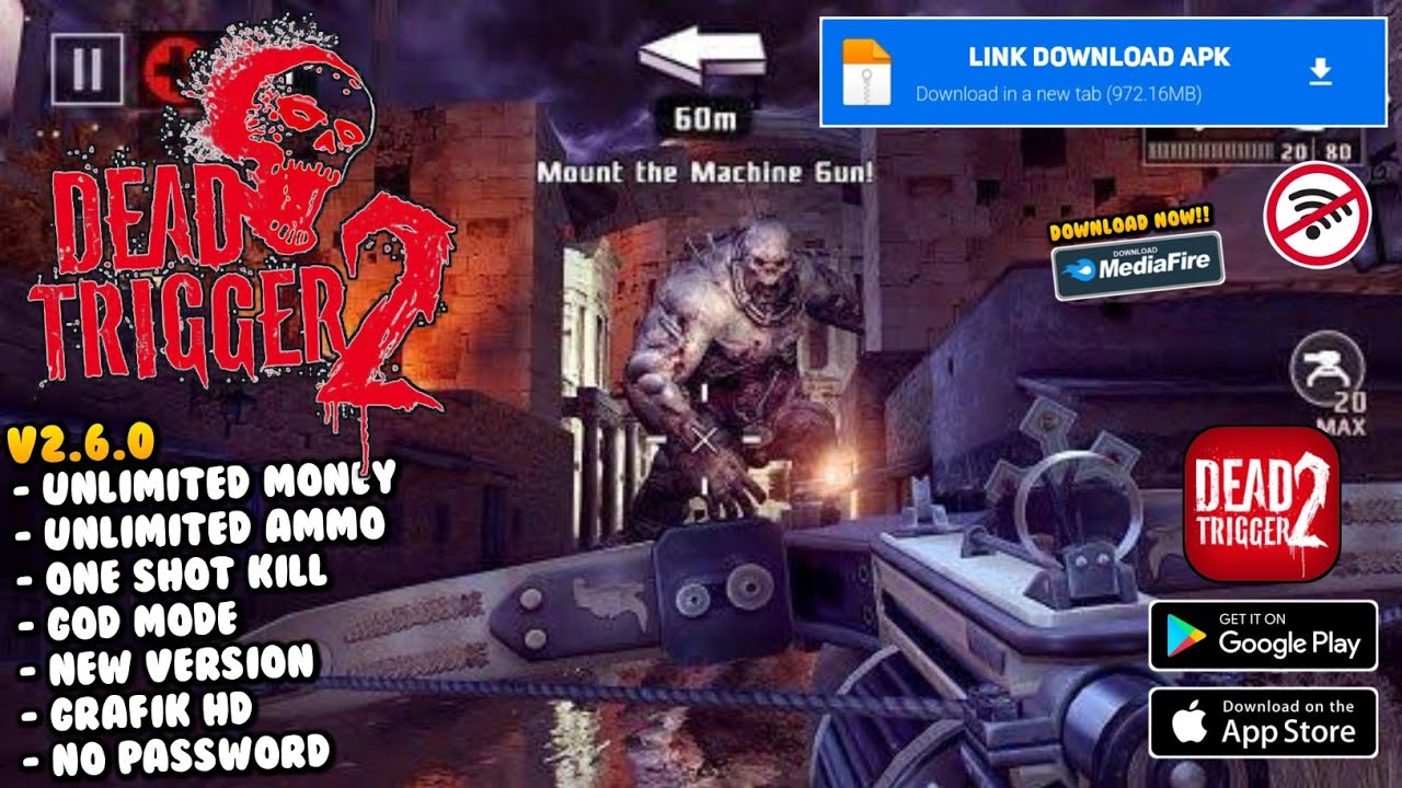 Dead Trigger 2 Mod Apk v2.6.0 Terbaru 2025 Game Android