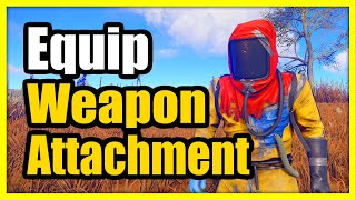 How to Equip Attachments to Weapons in RUST PC (Light, Mags, Scopes, Etc...)