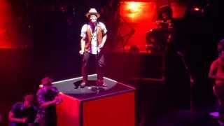 Bruno Mars = Show Me - Our First Time = #Winnipeg MTS Center - Moonshine Jungle Tour Live 2014