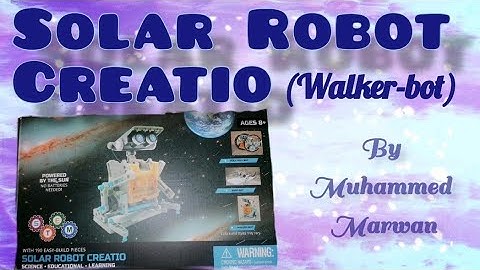 Solar Robot 12 in 1 Educational Kit WALKER-BOT (slow)