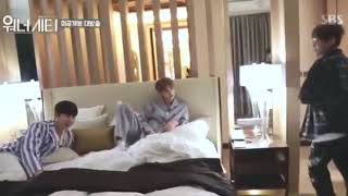Wannaone Park Woojin Playing Around [Wanna City Cut]