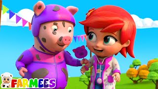 五只小猪 教育故事，适合儿童的动画视频在中文里