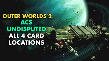 Outer Worlds 2 – The ACS Undisputed Claim: All 4 Tossball & Pitchball Card Locations