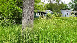 Neighbors were so THANKFUL I cut this INSANE Overgrown YARD for FREE