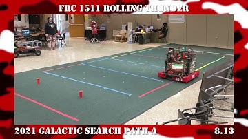 FRC Team 1511 - 2021 Galactic Search Challenge Path A - 9.84 Seconds