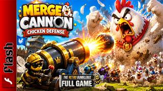 Merge Cannon Chicken Defense screenshot 3