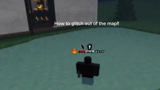 Tutorial on How To Glitch Out of The Map in The Lobby! [NO COFFIN EMOTE] | Roblox MVSD