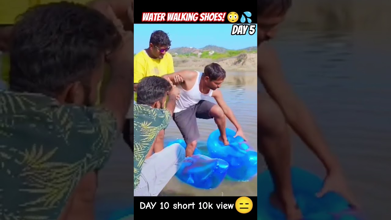 DAY 5 /.MR INDIAN HACKER WATER WALKING SHOES EXPERIMENT! 😳💦 WORLD’S CRAZIEST TEST