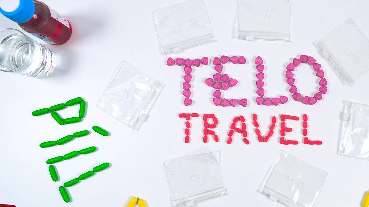 Pills organizer - TELO Travel / Stop motion video