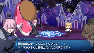 【メルブラ/メルティブラッド:タイプルミナ】マシュ Bルート シナリオモードプレイ動画