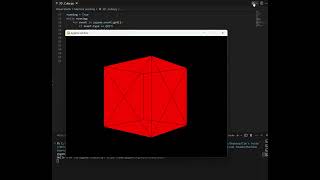 Python 3D Cube