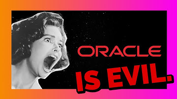 Oracle is patently evil. Here