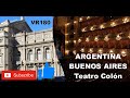 VR180 Stereoscopic 3D wow.....Teatro (Theater) Colon in Buenos Aires Argentina...walk through