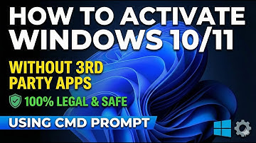 Activate Windows 10/11 Using CMD in 2 Minutes | 100% Legal Method & Working! in Hindi/Urdu