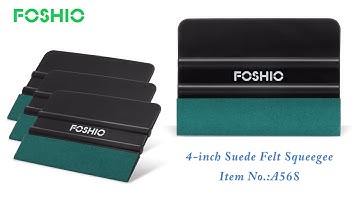 FOSHIOVinyl Squeegee Wrapping Tool No Scratch Felt Scraper Window Tint Clean Tool