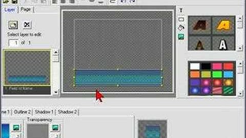 Create lower thirds using Alpha CG
