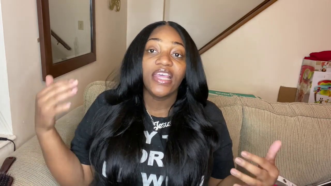 Janet Collection Synthetic Deep Lace Wig Review / June / Full of Body