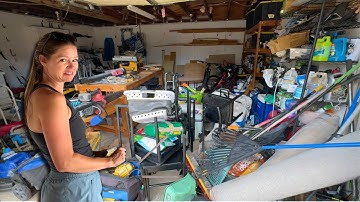 HOARDER Level Garage Overhaul... Years of Clutter GONE! | Extreme Garage Makeover
