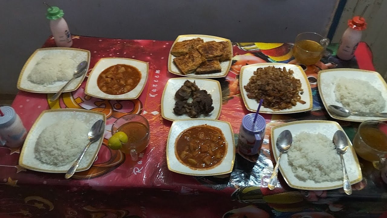 سفره 19 يوم رمضان كل سنة وانتم طيبين ❤