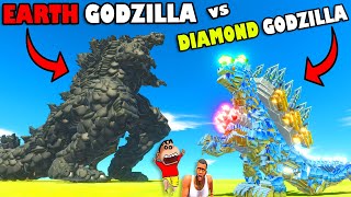 DIAMOND GODZILLA vs GODZILLA GOD and EARTH GODZILLA SHINCHAN and CHOP in ARBS Dinosaur Game
