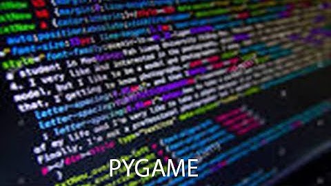 Make A Moving Character In PYGAME