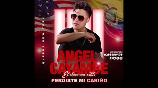 Video thumbnail of "Angel Cayambe Perdiste mi cariño"