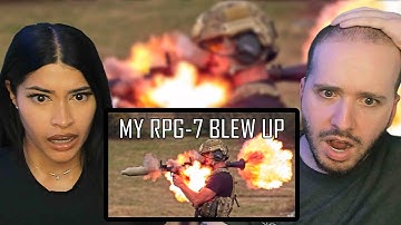 Brits Shocked by My RPG-7 Exploded On Me (In Slow Motion)
