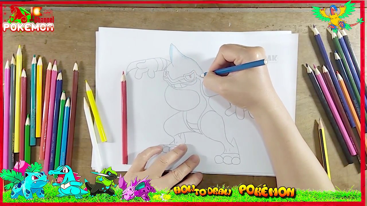 photo Toxicroak Pokemon Drawing youtube