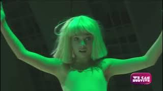 Sia - Chandelier (Live at We Can Survive, Hollywood Ball) SIA SHOWED HER FACE FINALLY!!!