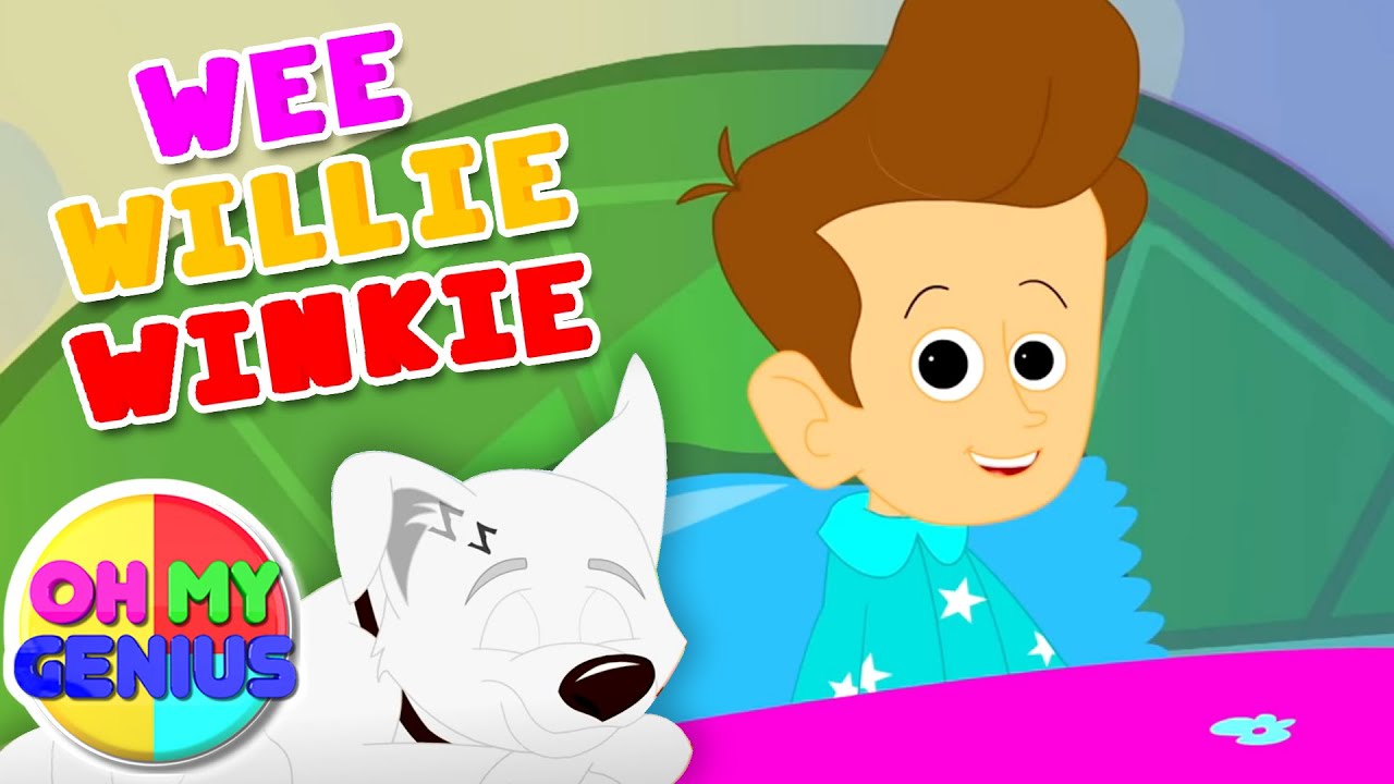 ⁣Wee Willie Winkie | Oh My Genius Nursery Rhymes | Songs For Kids & Children