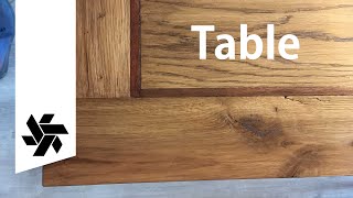 Making an Oak table top