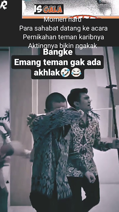 pengantin viral!! momen lucu disaat semua sahabat datang ke acara pernikahan❤❤❤#pengantin #shorts