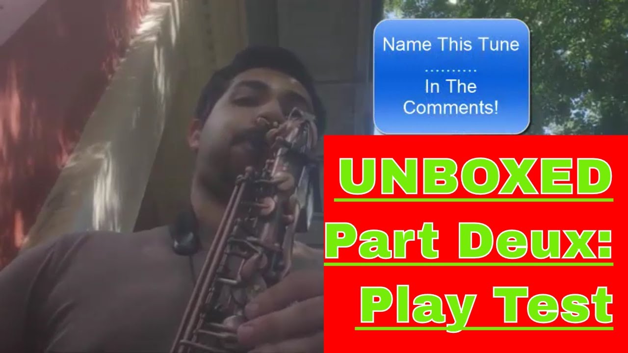 Saxophone Unboxing Alto Muslady Bronze (Pt. 2) YouTube