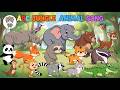 ABC Jungle Animal Song | Learn ABC With Names Animals 🌴🦁 | Little Kitten Learn