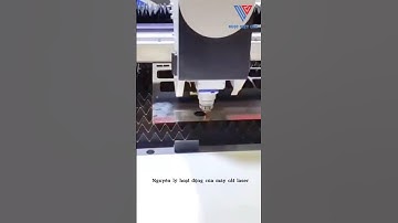 Nguyên lý hoạt động của máy cắt laser fiber #ngocvietcnc #viralshort #cnclasercut #machine #cnc