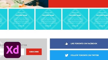 XO Pixel Designing with Adobe XD: Design Social Follow Buttons | Adobe Creative Cloud