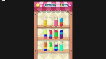Water Sort Puzzle I Level 345 I  Facebook I SOLVED