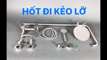 Sen Cây Tắm Đứng nóng lạnh Inox 304 Giá Rẻ - Vòi Sen Tắm Đứng