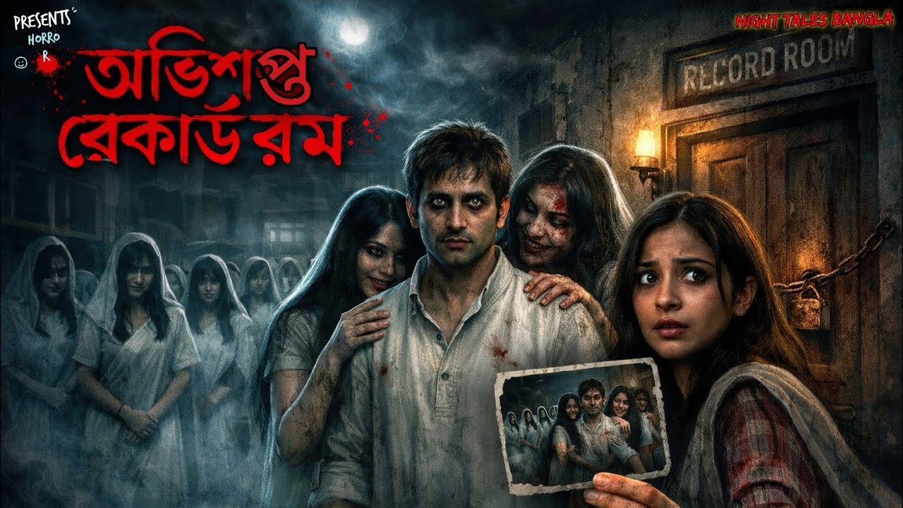 অভিশপ্ত রেকর্ড রূম। Bangla Horror Story । Night Tales Bangla । 