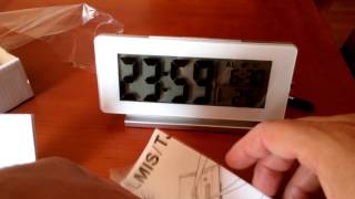 UNBOXING IKEA DIGITAL CLOCK TJENIS Clock/thermometer/alarm | AUDIOVISOR -  YouTube