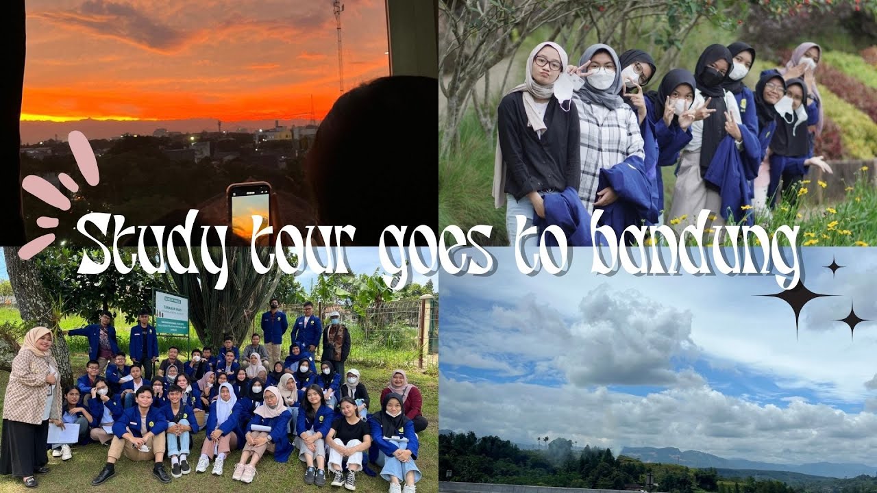 study tour vlog; goes to bandung🚌 💗